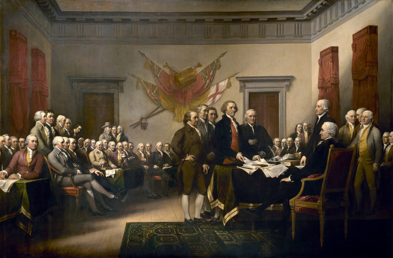 John Trumbull's Declaration of Independence painting